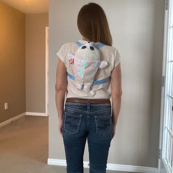The Ty Fashion Collection - Backpack - Icy the Seal - Multicolour Sequins - Picture 15 of 16